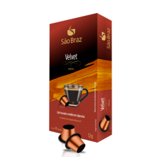 Café em Cápsula Velvet São Braz 10 Cápsulas