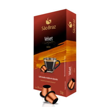 Café em Cápsula Velvet São Braz 10 Cápsulas
