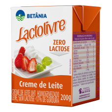 Creme de Leite Betânia Zero Lactose 200g