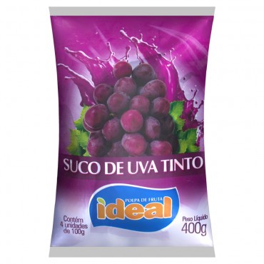 Polpa Ideal Uva 400g