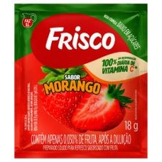 Refresco Em Po Frisco Morango 18G