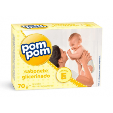 Sabonete Infantil Pom Pom Glicerinado 70g