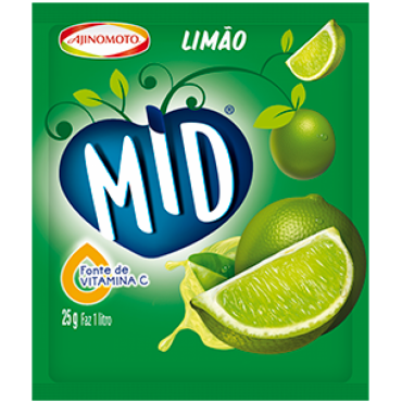 Referesco em Pó Mid Limão 25g