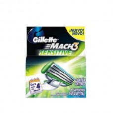Recarga Gillette Mach 3 Sensitive 2 Und