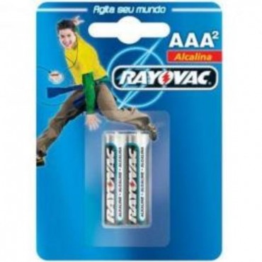 Pilhas Rayovac AAA2 Alcalina