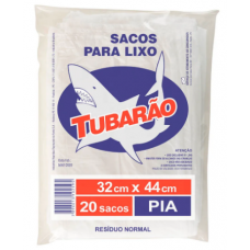 Saco Para Lixo Tubarão Pia 20und.
